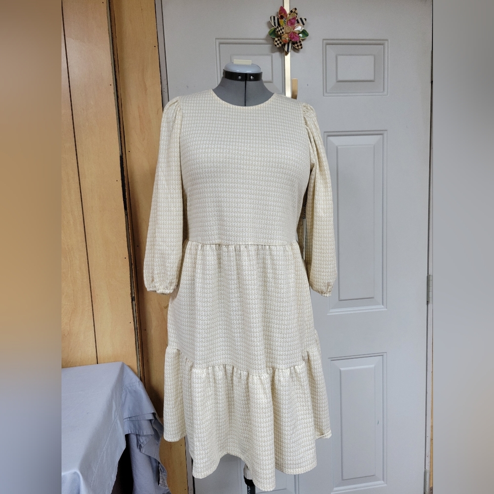 Draper James Puff Sleeve Tier Dress